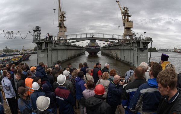 Tàu Gremyashchy đã được hạ thủy ở St Petersburg - Sputnik Việt Nam