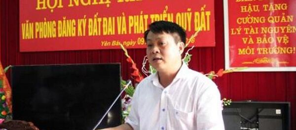Ông Phạm Sỹ Quý- Giám đốc Sở Tài nguyên và Môi trường Yên Bái. - Sputnik Việt Nam