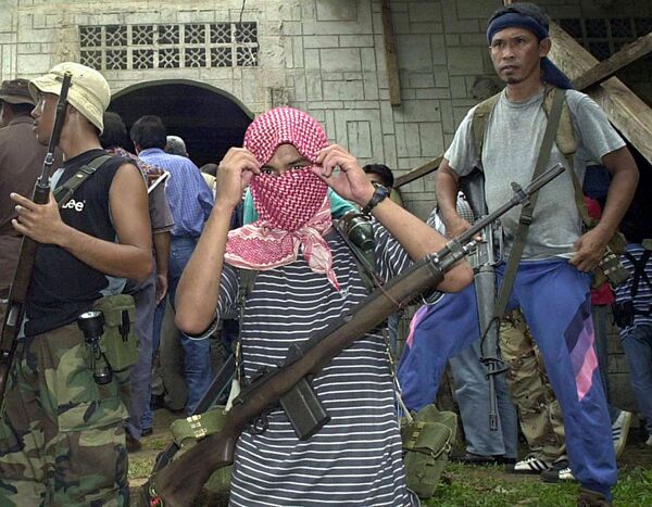 Phiến quân nhóm khủng bố Hồi giáo Philippines Abu Sayyaf - Sputnik Việt Nam