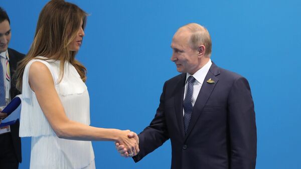 Melania Trump và Vladimir Putin - Sputnik Việt Nam