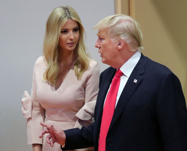 Ivanka Trump và Donald Trump - Sputnik Việt Nam
