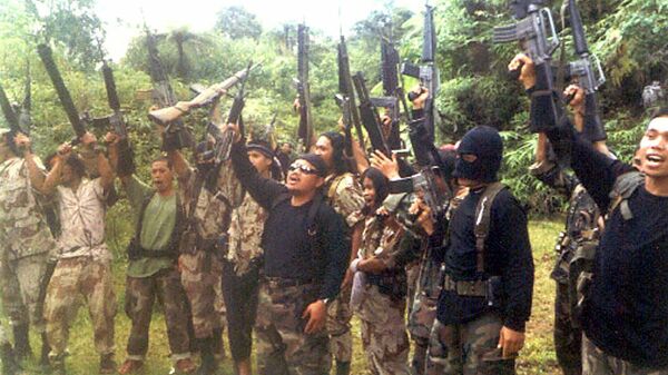 Phiến quân nhóm khủng bố Hồi giáo Philippines Abu Sayyaf - Sputnik Việt Nam