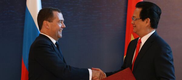 Dmitry Medvedev và   Nguyễn Tấn Dũng - Sputnik Việt Nam