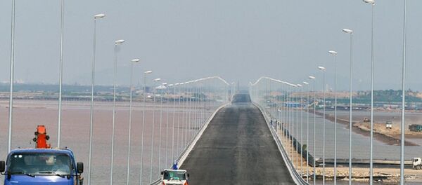 Dự án đường ô tô vượt biển Tân Vũ - Lạch Huyện (Hải Phòng) lộ nhiều sai sót kỹ thuật. - Sputnik Việt Nam