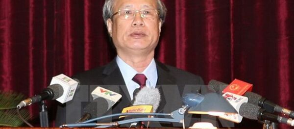 Ông Trần Quốc Vượng, Ủy viên Bộ Chính trị, Bí thư Trung ương Đảng, Chủ nhiệm Ủy ban Kiểm tra Trung ương. - Sputnik Việt Nam