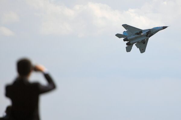 Lễ khai mạc chính thức triển lãm MAKS-2017: MiG-35 - Sputnik Việt Nam