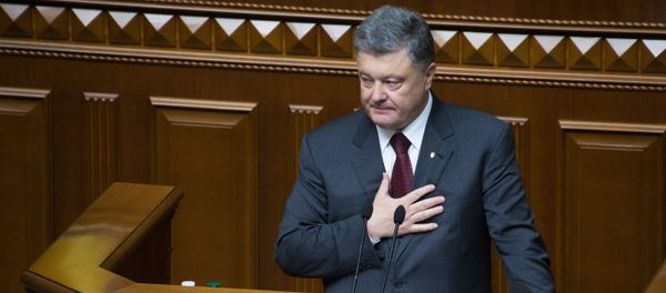 President of Ukraine Petro Poroshenko speaks during a meeting of the Verkhovna Rada in Kiev - Sputnik Việt Nam