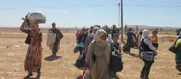 Rescued residents of the Al-Raqqah Province - Sputnik Việt Nam