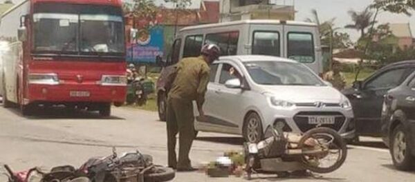 Hiện trường vụ tai nạn. - Sputnik Việt Nam