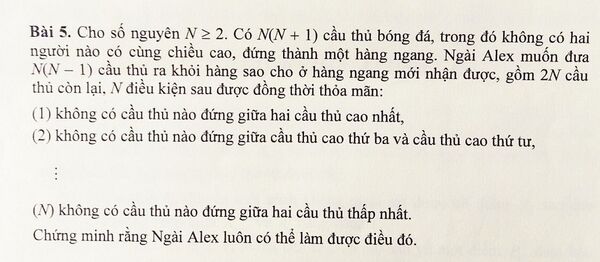 Bài 5 trong đề thi Olympic Toán quốc tế năm 2017 nhắc đến ngài Alex Bài 5 trong đề thi Olympic Toán quốc tế năm 2017 nhắc đến ngài Alex - Sputnik Việt Nam