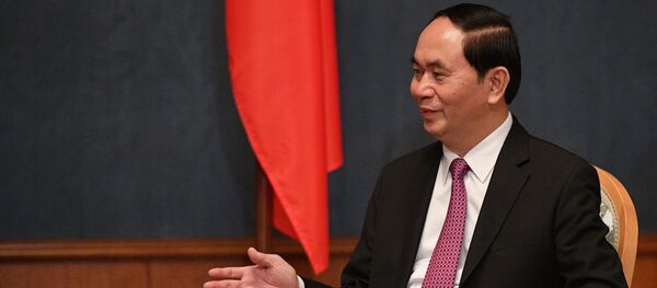 Chủ tịch CHXHCN Việt Nam Trần Đại Quang ở Matxcơva. Chủ tịch CHXHCN Việt Nam Trần Đại Quang ở Matxcơva. - Sputnik Việt Nam