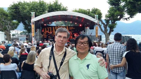 GS Nguyễn Tiến Dũng với người thầy Nga, GS A.T. Fomenko - Sputnik Việt Nam