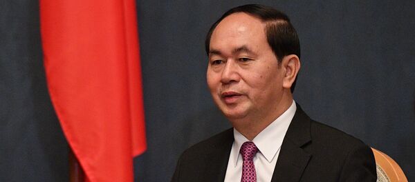 Chủ tịch CHXHCN Việt Nam Trần Đại Quang ở Matxcơva. - Sputnik Việt Nam
