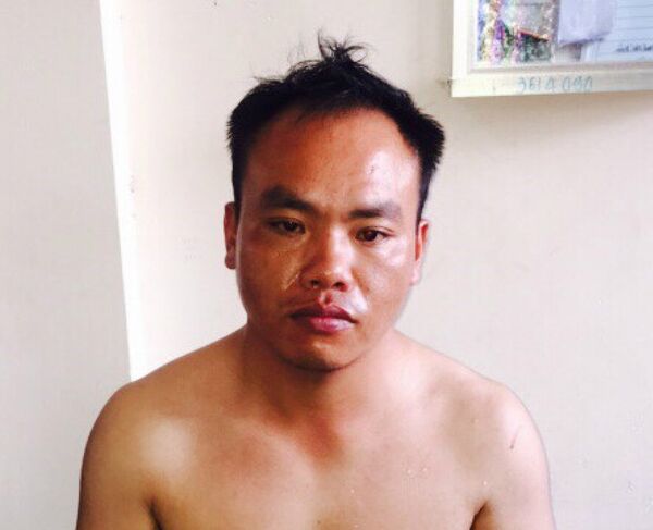 Nghi phạm Huỳnh Lương Hải tại cơ quan công an - Sputnik Việt Nam