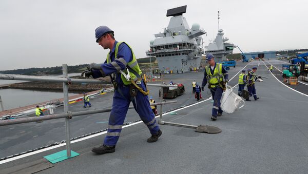 tàu sân bay Queen Elizabeth - Sputnik Việt Nam