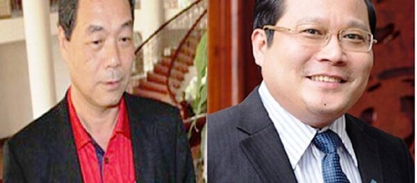 Ông Trầm Bê (trái) và ông Phan Huy Khang - Sputnik Việt Nam