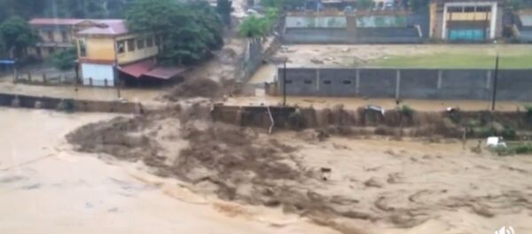 Lũ quét kinh hoàng nhất lịch sử tại Mù Cang Chải, Yên Bái - Sputnik Việt Nam