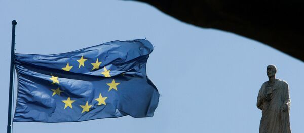 Cờ Liên Minh Châu Âu tại Rome Cờ Liên Minh Châu Âu tại Rome - Sputnik Việt Nam