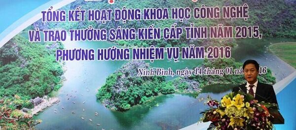 Ông Vũ Đức Dũng, Giám đốc Sở KH & CN tỉnh Ninh Bình - Sputnik Việt Nam