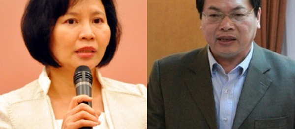 Thứ trưởng Hồ Thị Kim Thoa và ông Vũ Huy Hoàng. Thứ trưởng Hồ Thị Kim Thoa và ông Vũ Huy Hoàng. - Sputnik Việt Nam