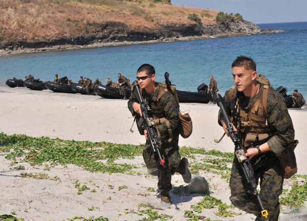 quân nhân Mỹ tại Philippines - Sputnik Việt Nam