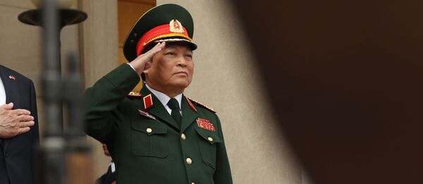 Đại tướng Ngô Xuân Lịch và Bộ trưởng Quốc phòng Mỹ James Mattis Đại tướng Ngô Xuân Lịch và Bộ trưởng Quốc phòng Mỹ James Mattis - Sputnik Việt Nam