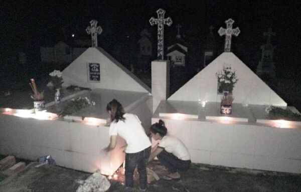 Nghĩa trang nơi an nghỉ của các hài nhi xấu số được bà Cúc mang về chôn cất - Sputnik Việt Nam