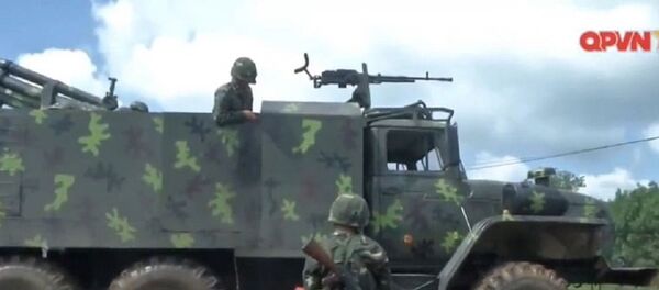 Việt Nam bắn thử nghiệm pháo tự hành 105mm kiểu mới Việt Nam bắn thử nghiệm pháo tự hành 105mm kiểu mới - Sputnik Việt Nam