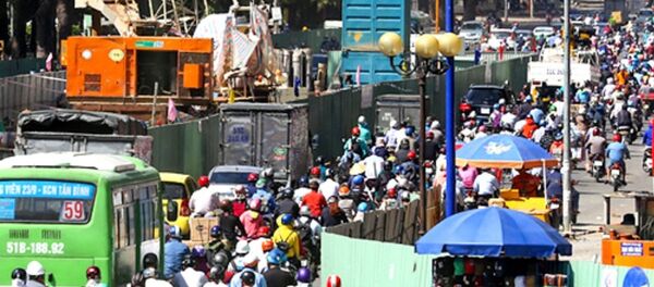 Cầu vượt Nguyễn Kiệm - Nguyễn Thái Sơn là một trong sáu công trình cấp bách giải cứu kẹt xe xung quanh sân bay Tân Sơn Nhất. Cầu vượt Nguyễn Kiệm - Nguyễn Thái Sơn là một trong sáu công trình cấp bách giải cứu kẹt xe xung quanh sân bay Tân Sơn Nhất. - Sputnik Việt Nam