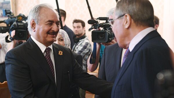 Khalifa Haftar, Tư lệnh Quân đội quốc gia Libya - Sputnik Việt Nam