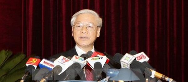 Tổng Bí thư Nguyễn Phú Trọng. Tổng Bí thư Nguyễn Phú Trọng. - Sputnik Việt Nam