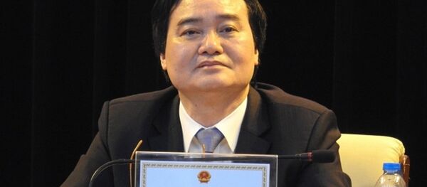 Bộ trưởng Bộ GD&ĐT Phùng Xuân Nhạ. Bộ trưởng Bộ GD&ĐT Phùng Xuân Nhạ. - Sputnik Việt Nam