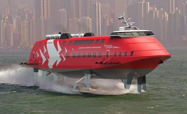 Tàu turbin khí-cánh ngầm Tsyclon-250M - Sputnik Việt Nam