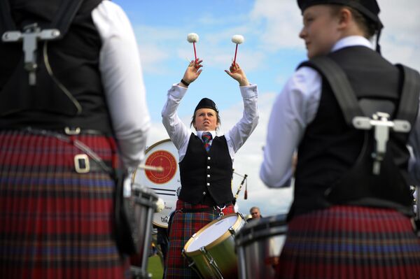 Giải đấu World Pipe Band Championships  tại Glasgow. - Sputnik Việt Nam