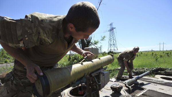 Quân nhân Ukraina ở Gorlovka - Sputnik Việt Nam