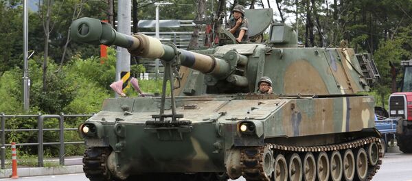 Pháo binh tự hành K-55 của quân đội Hàn Quốc - Sputnik Việt Nam