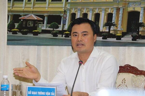 Giám đốc Sở GT-VT TP.HCM Bùi Xuân Cường tại buổi họp báo - Sputnik Việt Nam