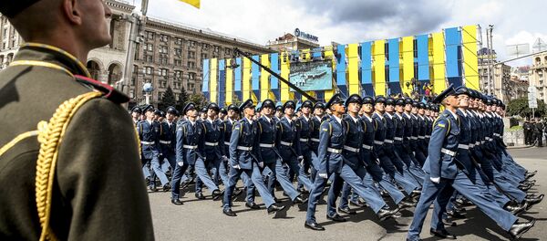 Cuộc diễu binh nhân dịp ngày quốc khánh Ukraina - Sputnik Việt Nam
