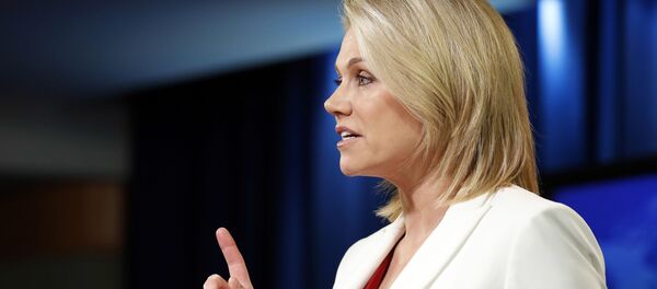 Người phát ngôn Bộ Ngoại giao Heather Naouert Người phát ngôn Bộ Ngoại giao Heather Naouert - Sputnik Việt Nam