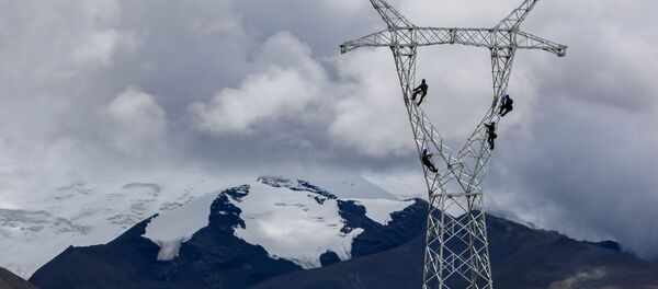 Trung Quốc. Đường dây tải điện ở Khu Tự trị Tây Tạng - Sputnik Việt Nam