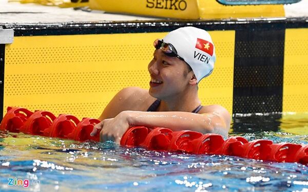 Ánh Viên hài lòng với phong độ của mình trong ngày 25/8. - Sputnik Việt Nam