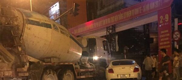 Hiện trường vụ tai nạn. - Sputnik Việt Nam