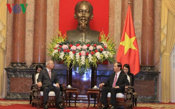 Chủ tịch nước và ông Yang Sung-tae tại buổi tiếp. - Sputnik Việt Nam