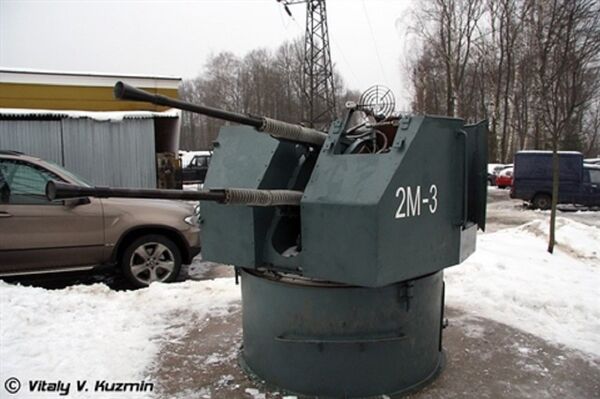 Pháo 2M-3 cỡ 25 mm được trưng bày tại bảo tàng quân sự Nga - Sputnik Việt Nam