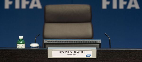 Chiếc ghế bỏ trống của Chủ tịch FIFA Joseph Blatter - Sputnik Việt Nam