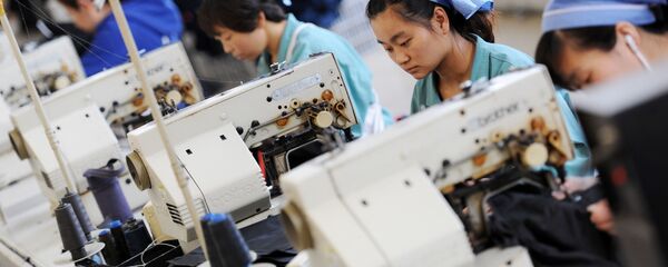 Nhà máy dệt Trung Quốc Nhà máy dệt Trung Quốc - Sputnik Việt Nam