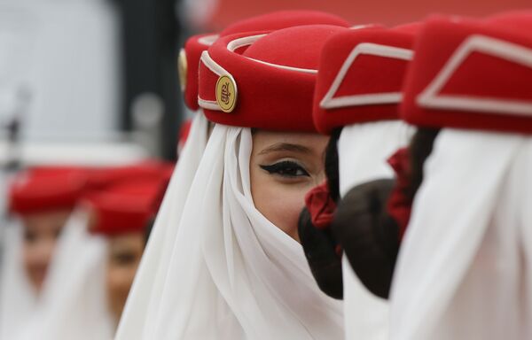 Grid Girls tại Grand Prix Công thức 1 ở Anh - Sputnik Việt Nam