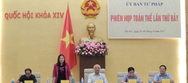 Phiên họp toàn thể của Ủy ban Tư pháp của Quốc hội. - Sputnik Việt Nam