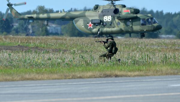 Подготовка к совместным учениям вооруженных сил России и Белоруссии Запад-2017 в Могилевской области Белоруссии - Sputnik Việt Nam