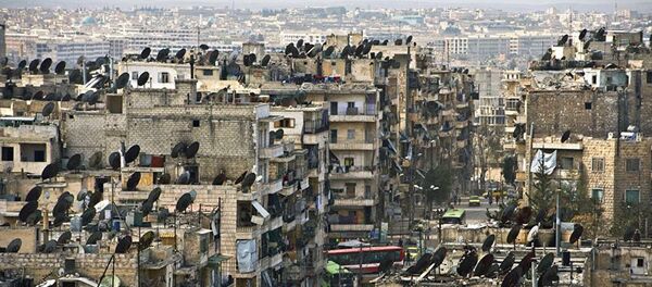 Разрушенный жилой квартал Алеппо, Сирия - Sputnik Việt Nam